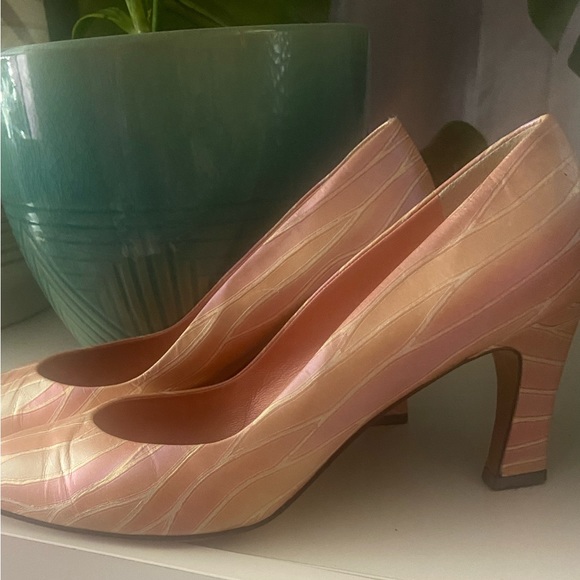 Vintage Versani iridescent made in Italy pumps size 9 - Picture 3 of 7
